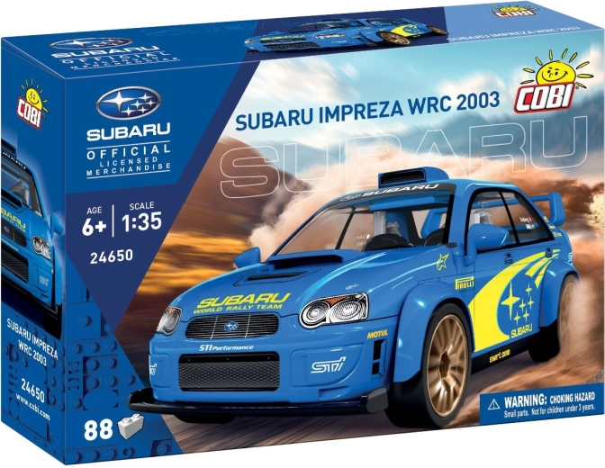 Cobi Subaru Impreza WRC 2003 1:35 (88 db elem)