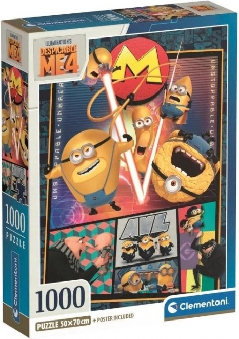 CLEMENTONI Puzzle Gru 4 – 1000 darab