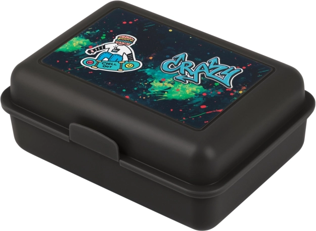 Lunchbox fekete Chill Out CRAZY