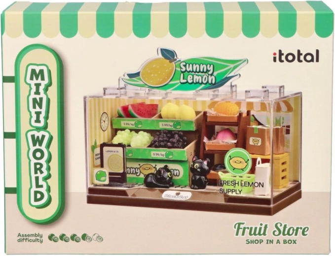 i-Total DIY miniatűr gyümölcsbolt összeszerelésre