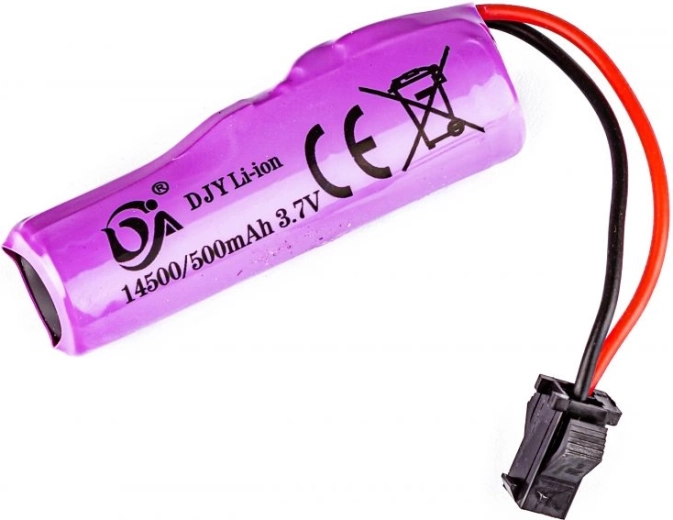 Li-ion akkumulátor 3,7 V 500 mAh JST SM csatlakozóval drift autó SC24A-hoz – 1 db