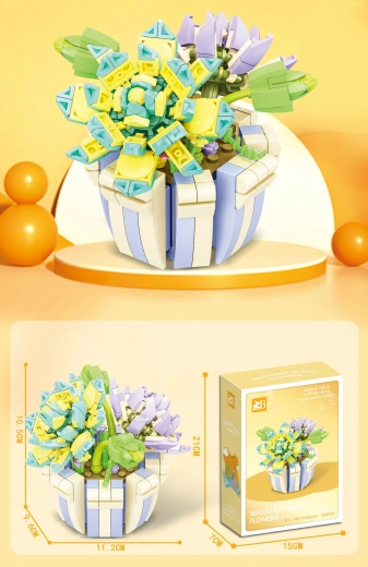 Virágépítő készlet, 306 darab