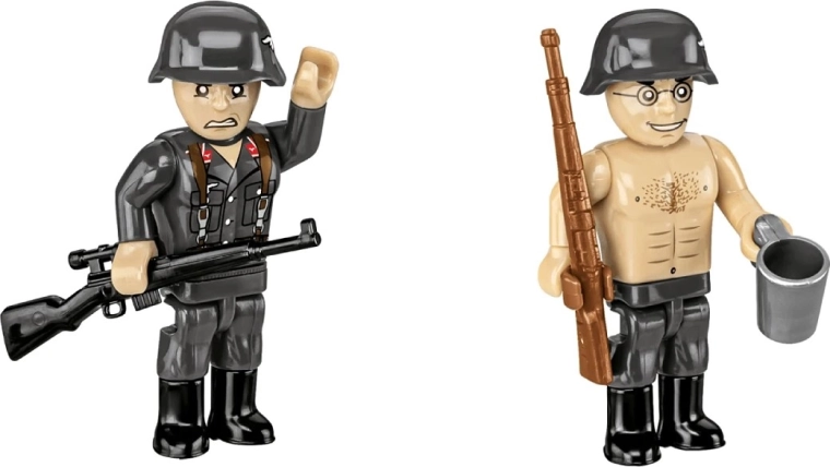 Tüzér minifigurák kiegészítőkkel