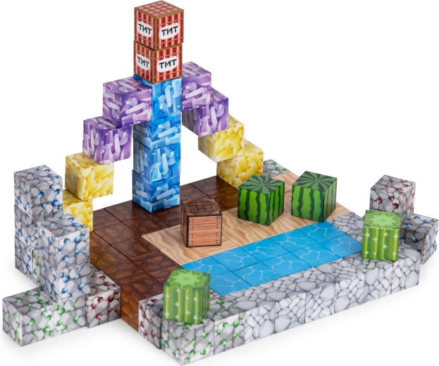 Kreatív építés pixeles világ stílusban