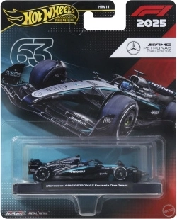 Hot Wheels prémium kisautó FORMULA 1 MERCEDES-BENZ George Russell #63 1:64