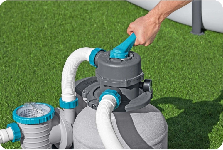 6 állású szelep az egyszerű funkcióváltáshoz