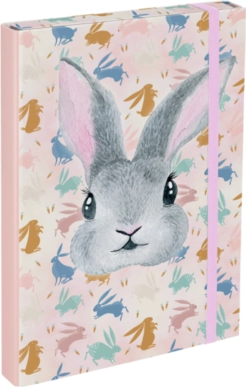 BAAGL iskolai füzetmappa A4 – bunny