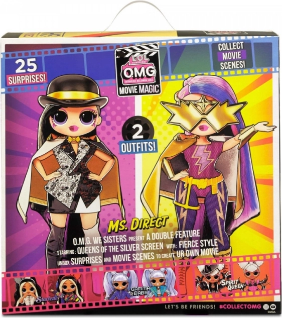 L.O.L. Surprise! OMG Movie Magic baba Ms. Direct (nagytesó) – 25 meglepetés