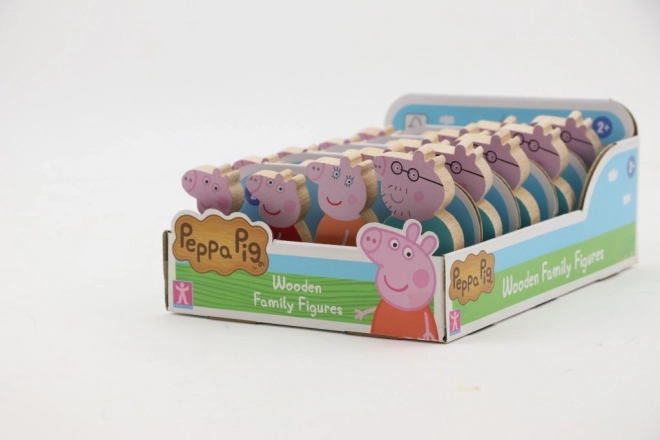 Fából készült Peppa malac figurák