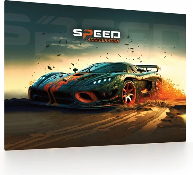 Autós mintájú asztalvédő 60x40 cm