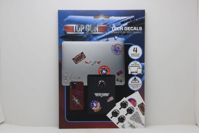 TOP GUN matricák – licencelt készlet, 4 ív
