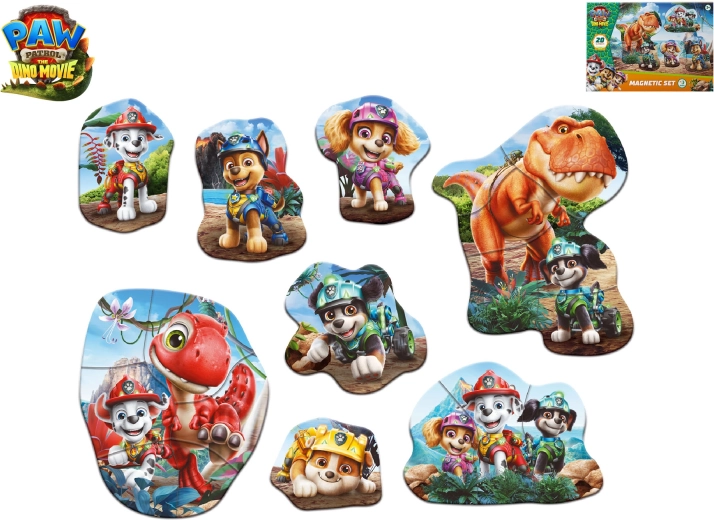 Mágneses készlet Paw Patrol: The Dino Movie