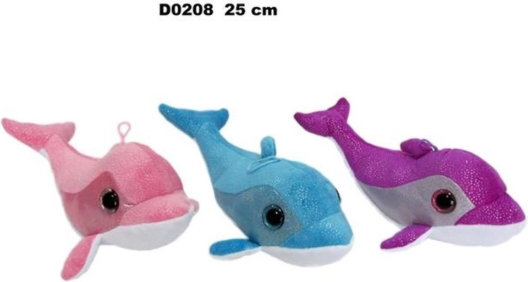 Delfin D-208 kutyajáték, mix 3 féle, 25 cm
