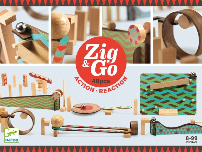 Djeco Zig Go 48 darabos fa pálya