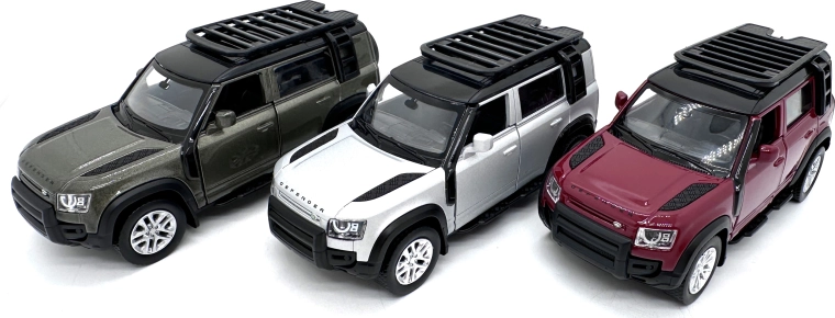 Fém modell Land Rover Defender 110 (2020) – 3 változat