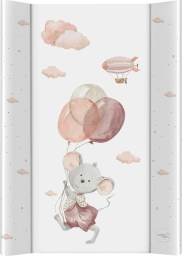 Ceba Baby pelenkázó alátét merev lappal 50 × 70 cm basic mouse