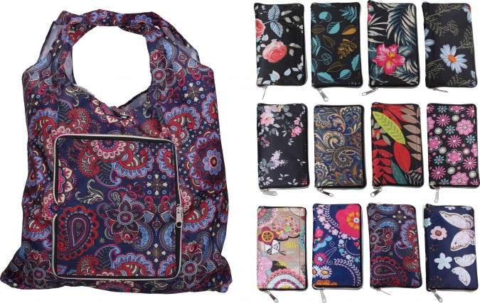 Összecsukható textil táska 42x62 cm