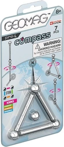 Trefl Geomag Pro-L mágneses építőjáték készlet iránytű – 7 db