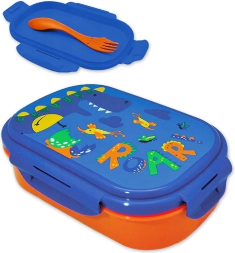 Uzsonnás doboz gyerekeknek evőeszközkészlettel