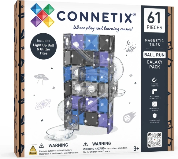 Connetix Galaxy golyópálya 61 darabból