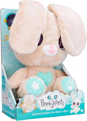Interaktív plüss nyuszi Peekapets 45 cm