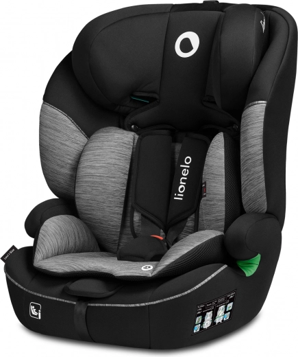 LIONELO Levi One i-Size autósülés, 76–150 cm, Black Grey
