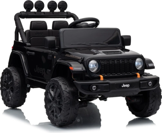 Jeep Rubicon gyerek elektromos autó 24 V fekete