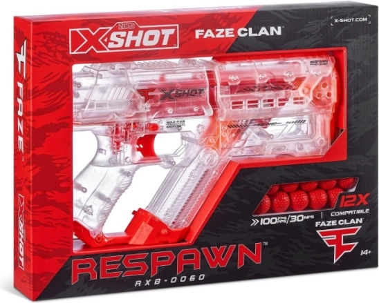 X-Shot FaZe Respawn golyós blaster 12 lövedékkel