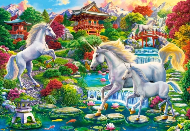 Castorland puzzle Egyszarvúak kertje 1500 darab