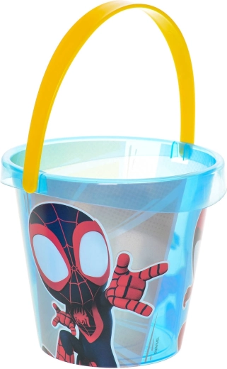Átlátszó vödör Spider-Man mintával