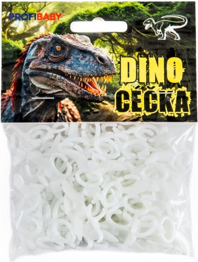 sötétben világító céčka dino – retro készlet 150 db