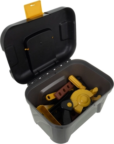 Praktikus bőrönd és rend a szerszámoknál