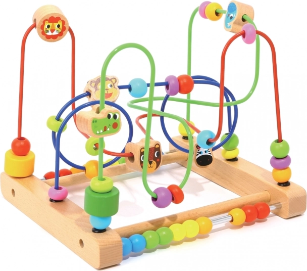 2kids toys fa labirintus állatokkal