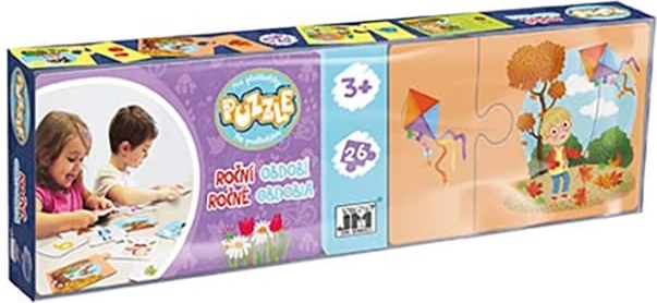 Évszakok – puzzle óvodásoknak