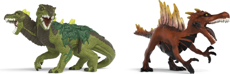 Figurakészlet: Tűzdinoszaurusz vs. dzsungelgyík
