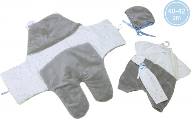 Babaöltözet csecsemő babának, méret 40-42 cm