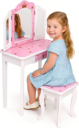 Hármas tükör, mint egy igazi szalonban