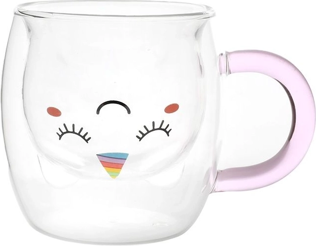 Duplafalú termos pohár Egyszarvú 250 ml