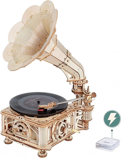 Rokr 3D fa puzzle Klasszikus gramofon