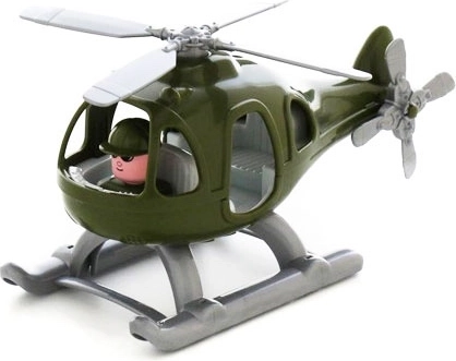 Hrom helikopter – katonai műanyag helikopter Wader 29 cm