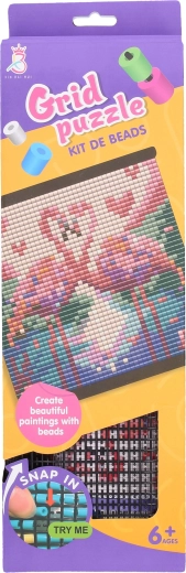 Gyöngymozaik flamingók 31 × 32,5 cm