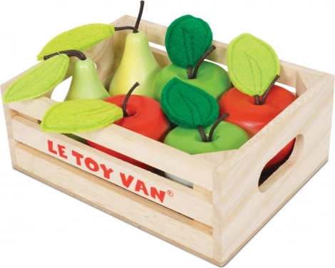 Le Toy Van fa ládika almákkal és körtékkel