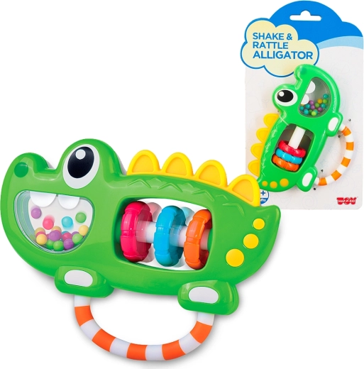 Hap-P-Kid bébirázó krokodil formában