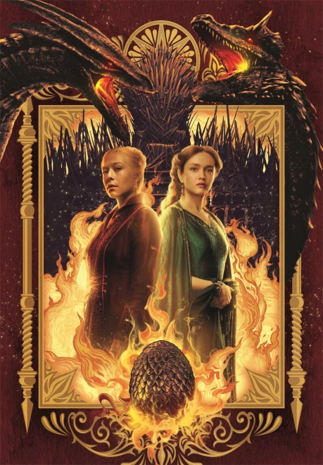 Puzzle 1000 darabos House of the Dragon compact – CLEMENTONI