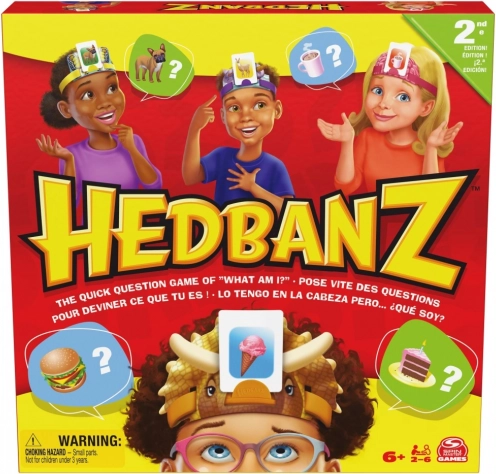 Társasjáték Hedbanz - karakterek és tárgyak kitalálása