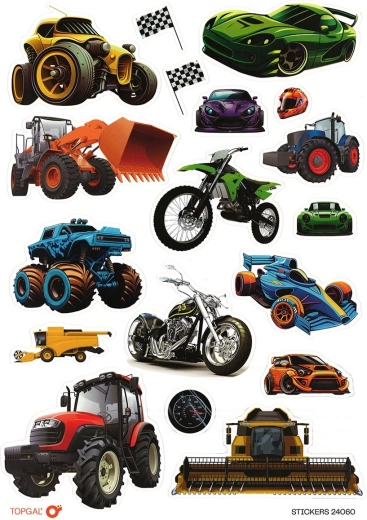 Topgal Stickers motoros matricák