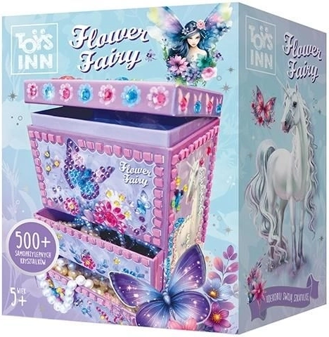 Kreatív mozaikos ékszerdoboz FLOWER FAIRY Iris – TOYS INN