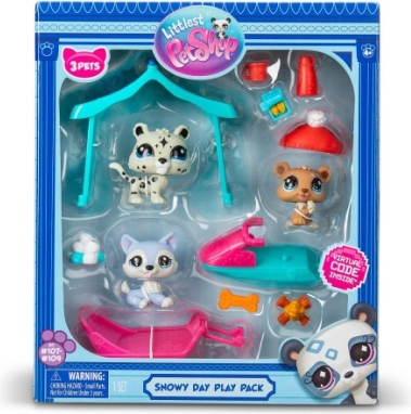 Játékkészlet Littlest Pet Shop Havas nap