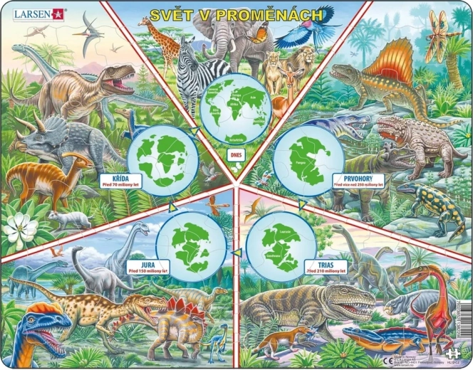 Puzzle Változó Világ 100 darabos a Larsentől