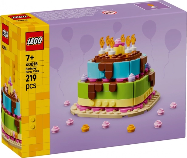 LEGO Iconic születésnapi torta ünnepségre